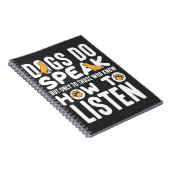 犬のトレーナー学校ペット愛動物愛犬の友人 ノートブック (右側)