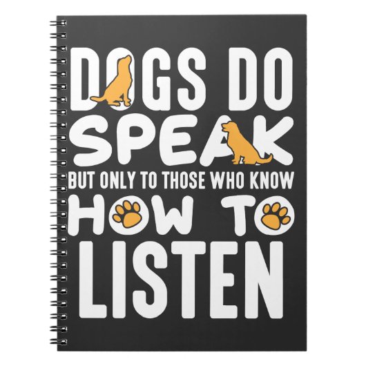 犬のトレーナー学校ペット愛動物愛犬の友人 ノートブック (正面)