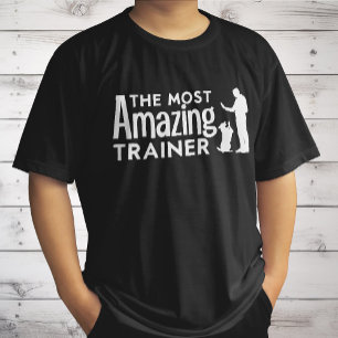 犬のトレーナー最も素晴らしいトレーナーのギフトおもしろい Tシャツ