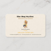 犬のトレーナー |ドッグスタイリスト 名刺 (正面)