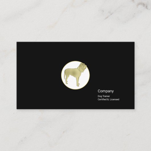 犬のトレーナー 名刺 (正面)