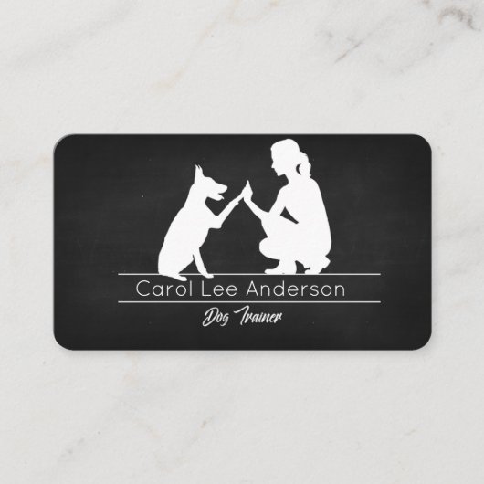 犬のトレーナー 名刺 (正面)