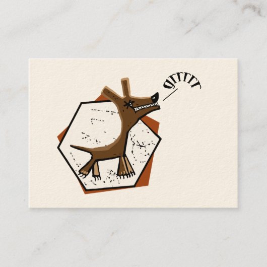 犬のトレーナー 名刺 (正面)