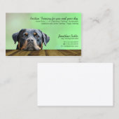 犬のトレーナー 名刺 (正面/裏面)