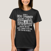 犬のトレーナー Tシャツ (正面)