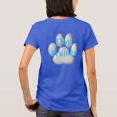 犬のトレーナー Tシャツ (裏面)