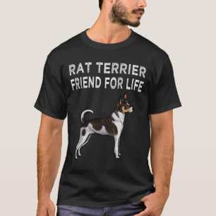 犬のネズミのテリアの友人の人生の犬の友情 Tシャツ