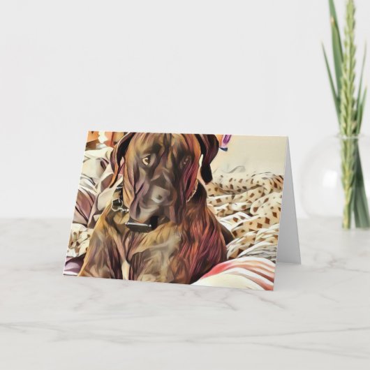 犬のノテカード カード (正面)