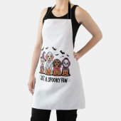 犬のハロウィンは手不気味だけで エプロン (インサイチュ)