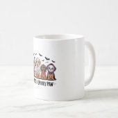 犬のハロウィンは手不気味だけで コーヒーマグカップ (正面右)