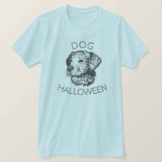 「犬のハロウィーン」 Tシャツ (デザイン正面)