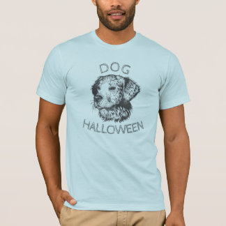 「犬のハロウィーン」 Tシャツ