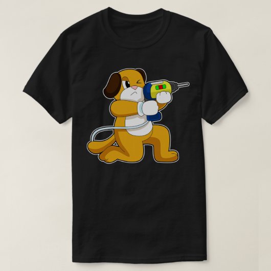 犬のハンディマン・ドリル Tシャツ (デザイン正面)