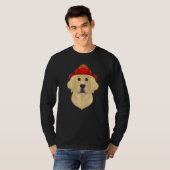 犬のハンドラーI消防士の犬I消防士ラブラド Tシャツ (正面フル)