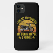 犬のバイク Case-Mate iPhoneケース (裏面)