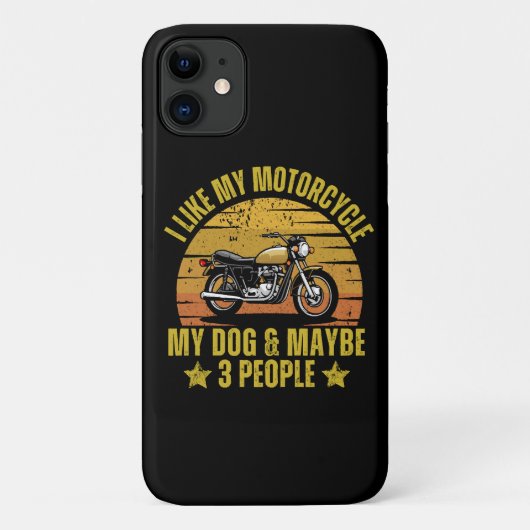 犬のバイク Case-Mate iPhoneケース (裏面)