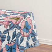 犬のバラと蝶 テーブルクロス (インサイチュ)