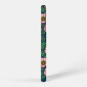 犬のバラと蝶 SAMSUNG GALAXYケース (右側面)