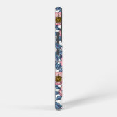 犬のバラと蝶 SAMSUNG GALAXYケース (右側面)