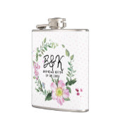 犬のバラウォーターカラーリース フラスク (左)