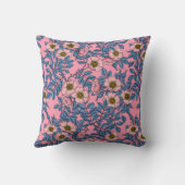 犬のバラパターン クッション (裏面)