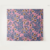 犬のバラパターン タペストリー (正面(横))