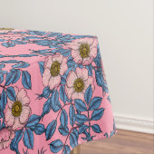 犬のバラパターン テーブルクロス (インサイチュ)