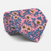 犬のバラパターン ネクタイ (ロール)