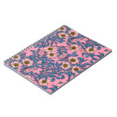 犬のバラパターン ノートブック (左側)