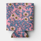 犬のバラパターン 缶クーラー (正面)