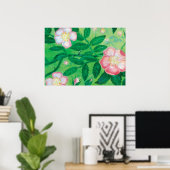 犬のバラ（ローザカニナ） ポスター (ホームオフィス)