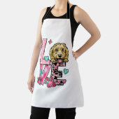 犬のバレンタインデーが大好きドードルドッグ エプロン (インサイチュ)