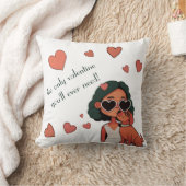 犬のバレンタイン クッション (ブランケット)