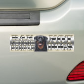 犬のバンパーステッカー バンパーステッカー (車上)