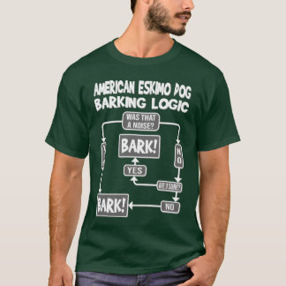 犬のバーキング論理ドッグアメリカンEIMO犬のギフトビンタ Tシャツ