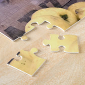 犬のパズル動物の写真かわいい悲しい子犬の子犬の写真 ジグソーパズル (側面)