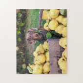 犬のパズル動物の写真かわいい悲しい子犬の子犬の写真 ジグソーパズル (縦)