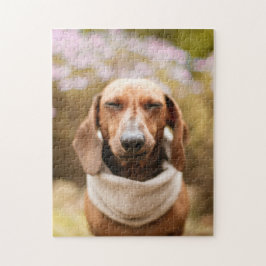 犬のパズル動物の写真かわいい悲しい子犬の子犬の写真 ジグソーパズル