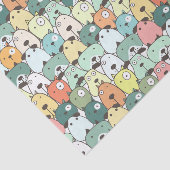 犬のパタカラフルーンの切り離し紙 薄葉紙 (詳細)