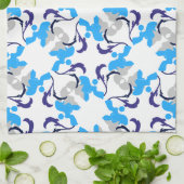 犬のパターン キッチンタオル (折り畳み)