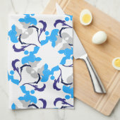 犬のパターン キッチンタオル (四つ折り)