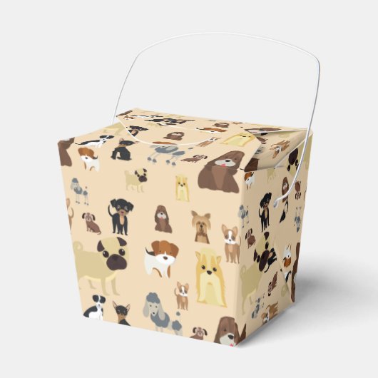 犬のパターン。 フェイバーボックス (正面サイド)
