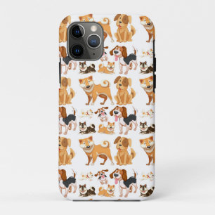 犬のパターン iPhone 11 PROケース
