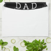 犬のパパおもしろいデザイン – 犬の所有者のためのギフトアイディア キッチンタオル (折り畳み)