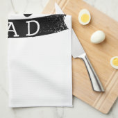 犬のパパおもしろいデザイン – 犬の所有者のためのギフトアイディア キッチンタオル (四つ折り)