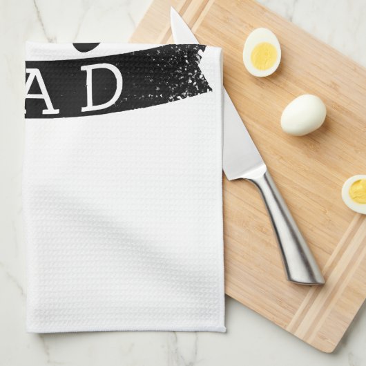 犬のパパおもしろいデザイン – 犬の所有者のためのギフトアイディア キッチンタオル (四つ折り)