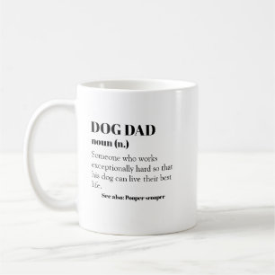 犬のパパおもしろい定義ワード名詞ギフト父の コーヒーマグカップ