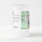 犬のパパカスタムのおもしろい写真 フロストグラスビールジョッキ (中央)