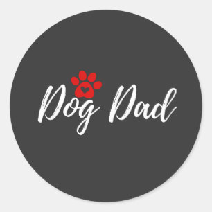 犬のパパプレゼント犬のオーナー ラウンドシール
