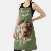 犬のパパペット写真 エプロン (インサイチュ)